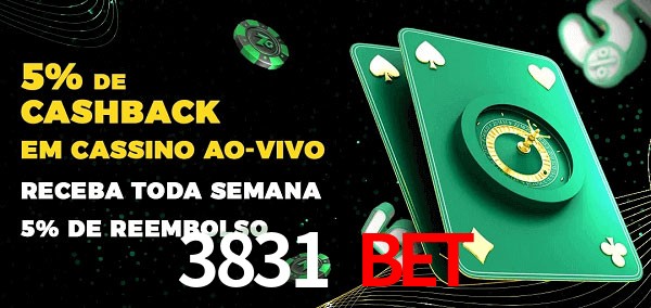 Promoções do cassino ao Vivo 3831 bet
